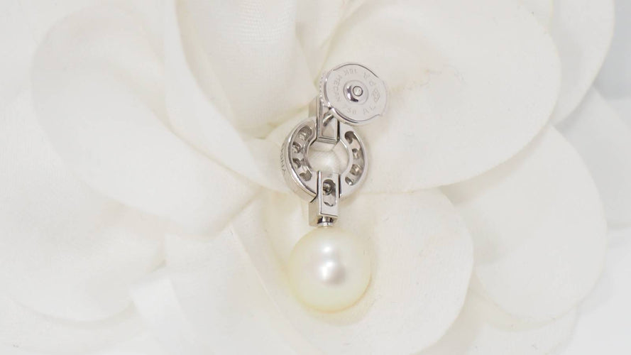 Boucles d'oreilles CARTIER - Boucles d'oreilles Himalia diamants ,perles de culture 58 Facettes 32069