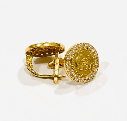 Boucles d'oreilles Boucles d’oreilles pièces or jaune 58 Facettes