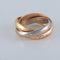 Bague 50 CARTIER - bague trinity 3 ors, diamants 58 Facettes