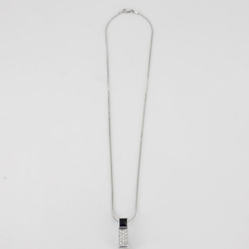 Collier Collier pendentif géométrique Améthyste Diamants 58 Facettes EL2-02