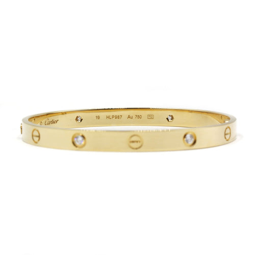 Bracelet Bracelet Cartier "Love" or jaune 58 Facettes 220376R