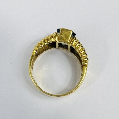 Bague 55 Bague Or Topaze Diamants 58 Facettes 20400000730