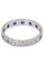 Bague 53 ALLIANCE MODERNE 14 DIAMANTS 58 Facettes 077811