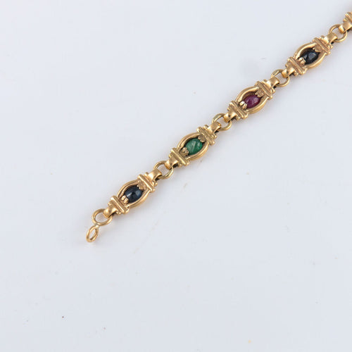 Bracelet Bracelet Saphirs Rubis Emeraudes 58 Facettes JE24