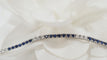 Bracelet Bracelet en or blanc saphirs et diamants 58 Facettes 32236