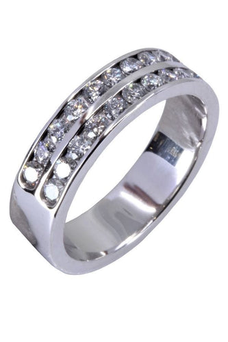 Bague BAGUE MODERNE DIAMANTS 58 Facettes 066971