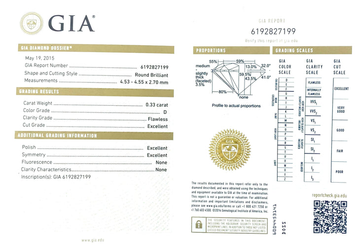 Boucles d'oreilles Puces d’oreilles or blanc, diamants 58 Facettes