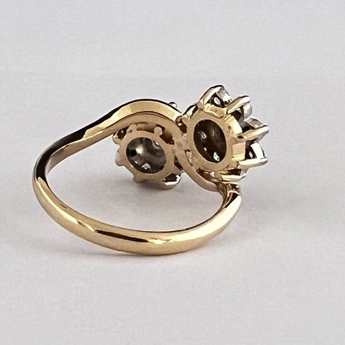 Bague Bague Toi & Moi Or Jaune, Diamants 58 Facettes LOT P1036