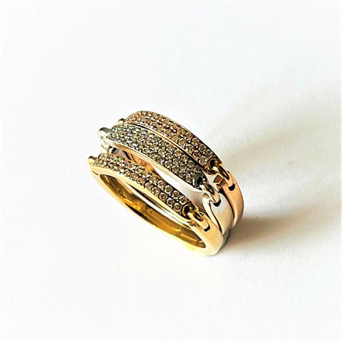 Bague 52 Ensemble 3 Bagues 3 Ors 58 Facettes 20400000675