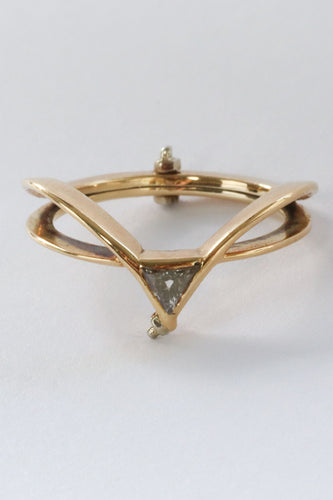 Bague 57 Bague Or jaune Diamant 58 Facettes