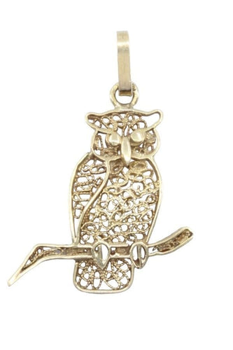 Pendentif PENDENTIF ANCIEN CHOUETTE FILIGRANE 58 Facettes 069271