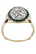 Bague BAGUE ART-DÉCO ÉMERAUDES ET DIAMANTS 58 Facettes 057041