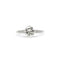 Bague 54 Solitaire Platine et Diamants 58 Facettes 220295R