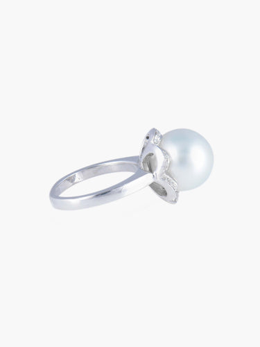 Bague 53 Bague Perle de Tahiti grise 58 Facettes 336.31