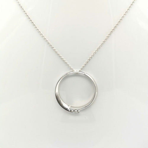 Colliers Collier Pendentif Garel Or blanc Diamants 58 Facettes