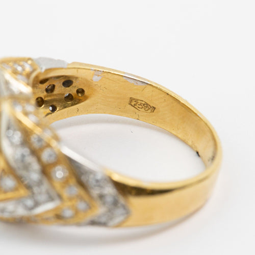 Bague 53 Bague Or et Diamants 58 Facettes