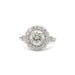 Bague 52 Bague style marguerite Diamant de 1,08 carat 58 Facettes 200205R-220257R