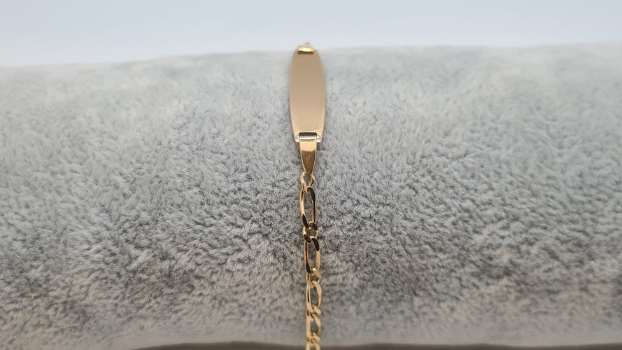 Bracelet Gourmette en Or Jaune 58 Facettes