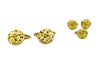 Boutons de manchette Boutons de manchette Art Nouveau or jaune 58 Facettes