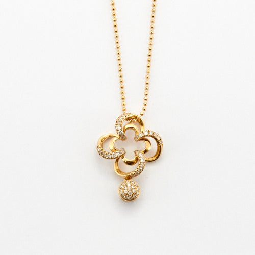 Collier Collier Or jaune Diamants 58 Facettes