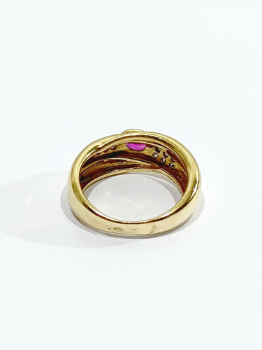 Bague 51 Bague Diamants et Rubis 58 Facettes 3108/1