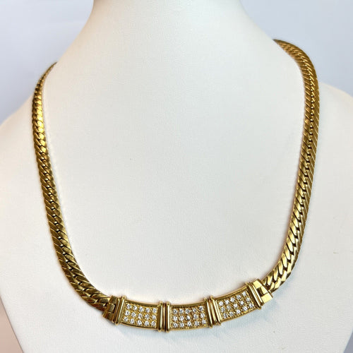 Collier Collier Or jaune, diamants 58 Facettes 20400000522