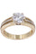 Bague 53 Solitaire diamant 1 carat 58 Facettes 080701