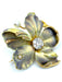 Broche Broche Art Nouveau or, émail, diamants et perle 58 Facettes