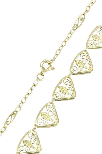 Collier COLLIER DRAPERIE ANCIENNE FILIGRANE 58 Facettes 047021