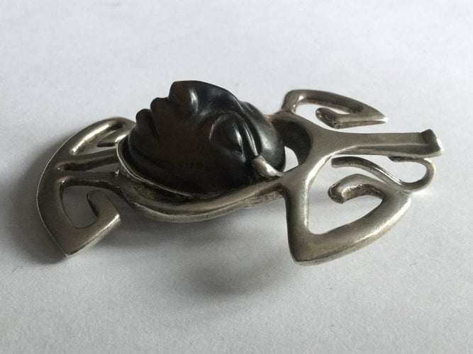 Pendentif Pendentif en Argent & Pierre Œil de Tigre 58 Facettes 598538