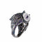Bague 55 BOUCHERON - Bague Hibou Améthystes Saphirs Diamants 58 Facettes
