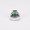 Bague 53 Bague Emeraude, Diamants 58 Facettes