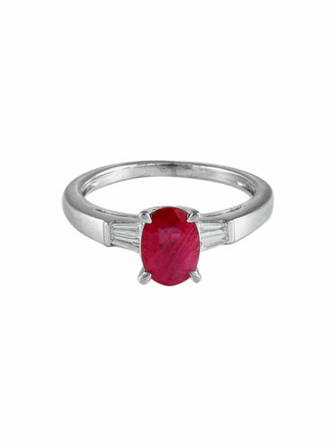 Bague 48 Bague Solitaire Rubis 58 Facettes
