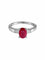 Bague 48 Bague Solitaire Rubis 58 Facettes