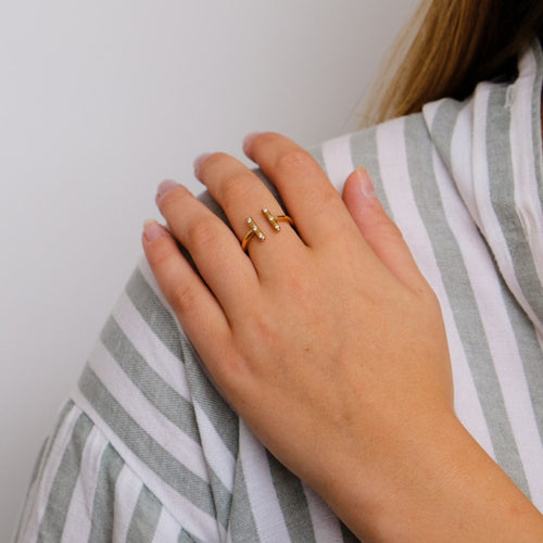 Bague Bague ouverte Diamants 58 Facettes