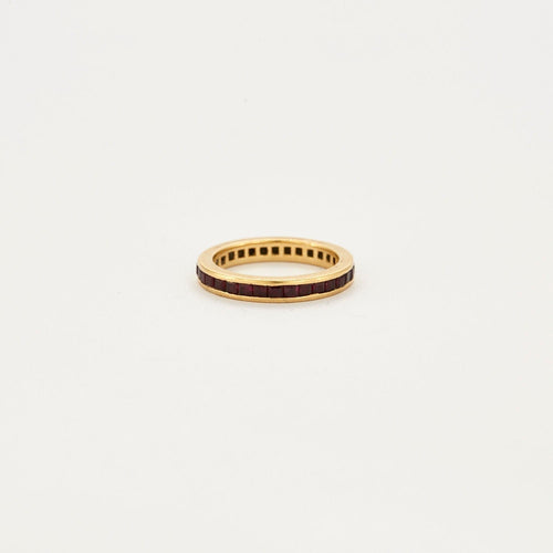 Bague 53 3 Alliances tour complet Saphirs Emeraudes Rubis 58 Facettes 230425