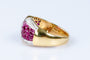 Bague Bague diamant rubis en or massif 18 carats 58 Facettes 41400026-63