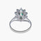 Bague Bague Marguerite Emeraude Diamants 58 Facettes