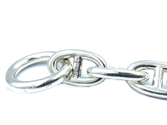 Bracelet HERMÈS. Bracelet Chaîne d’ancre TGM 58 Facettes