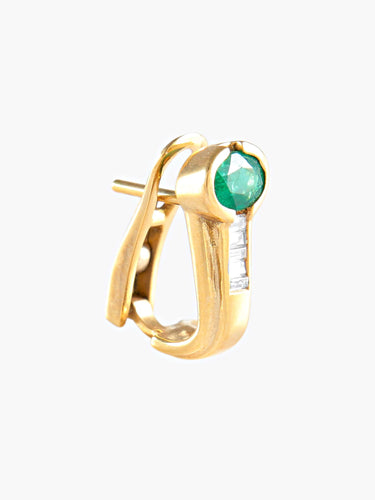 Boucles d'oreilles BOUCLES D'OREILLES EMERAUDE ET DIAMANTS 58 Facettes 477 00018