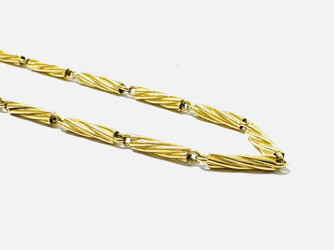 Collier GILBERT ALBERT. Collier 58 Facettes