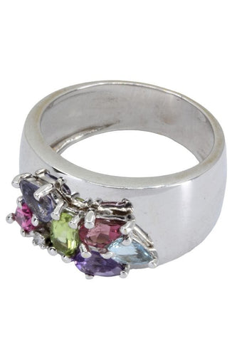 Bague 54 BAGUE TUTTI FRUTTI 58 Facettes 052221