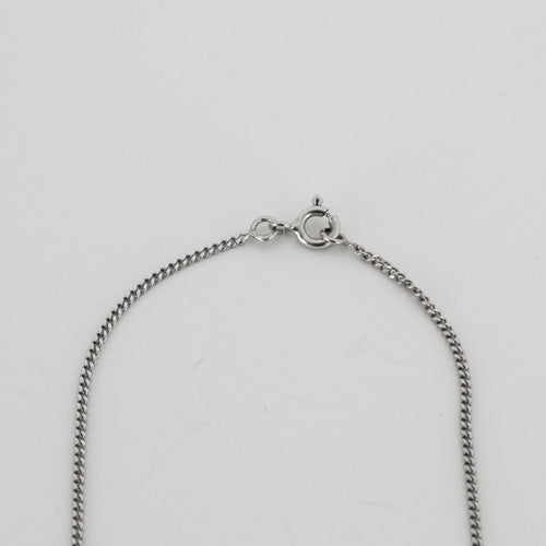 Collier Collier solitaire diamant or blanc 58 Facettes