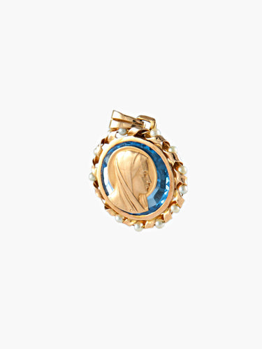 Pendentif Médaille Vierge Marie 58 Facettes