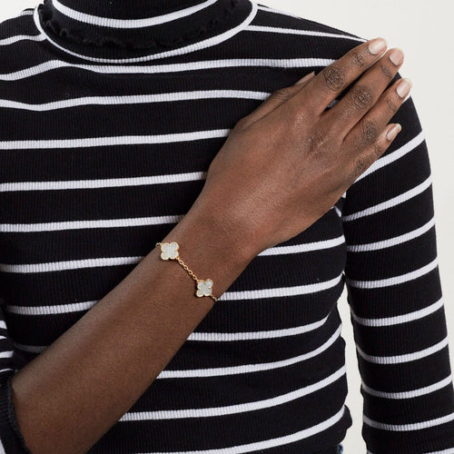 Bracelet VAN CLEEF & ARPELS – Bracelet ALHAMBRA Nacre 58 Facettes