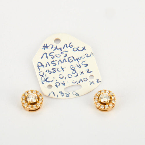 Boucles d'oreilles Boucles d'oreilles en Or jaune & diamants 58 Facettes