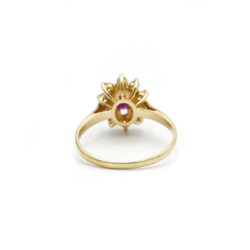 Bague 51 Bague Marquise Diamants et rubis 58 Facettes 230091R