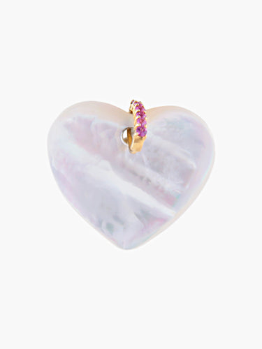 Pendentif Pendentif Cœur Nacre ISABELLE LANGLOIS 58 Facettes