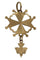 Pendentif CROIX HUGUENOTE 58 Facettes 055031