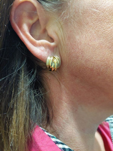 Boucles d'oreilles Boucles d'oreilles nœuds Or jaune 58 Facettes 077121